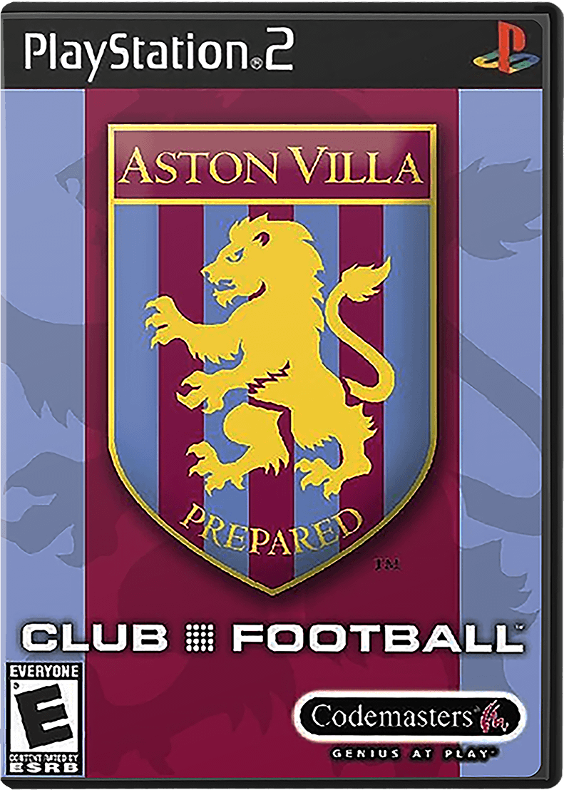Club Football: Aston Villa box art for Playstation 2